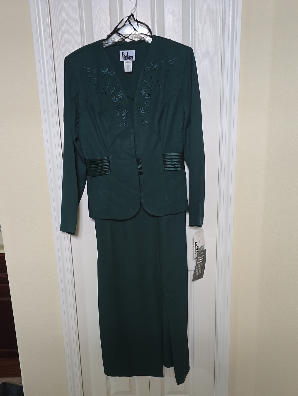 Forest Green Two-Piece Dress Suit